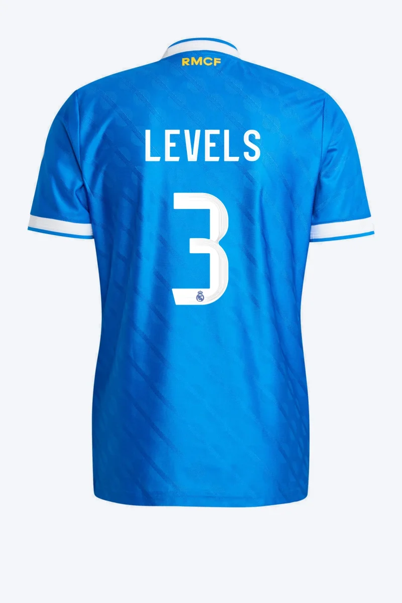 E. Militão 3 Voetbalshirt - Real Madrid 25/26 Derde Authentic