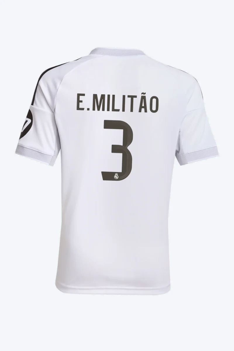 E. Militão 3 Voetbalshirt - Real Madrid 25/26 Thuis
