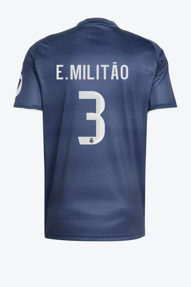 E. Militão 3 Voetbalshirt - Real Madrid 25/26 Uit