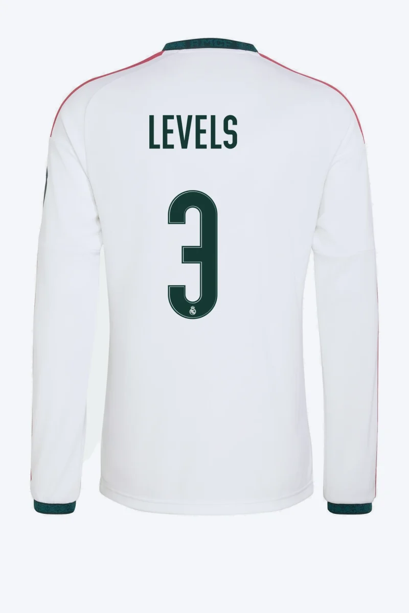 E. Militão 3 Voetbalshirt - Real Madrid 26/27 Thuis Lange Mouw