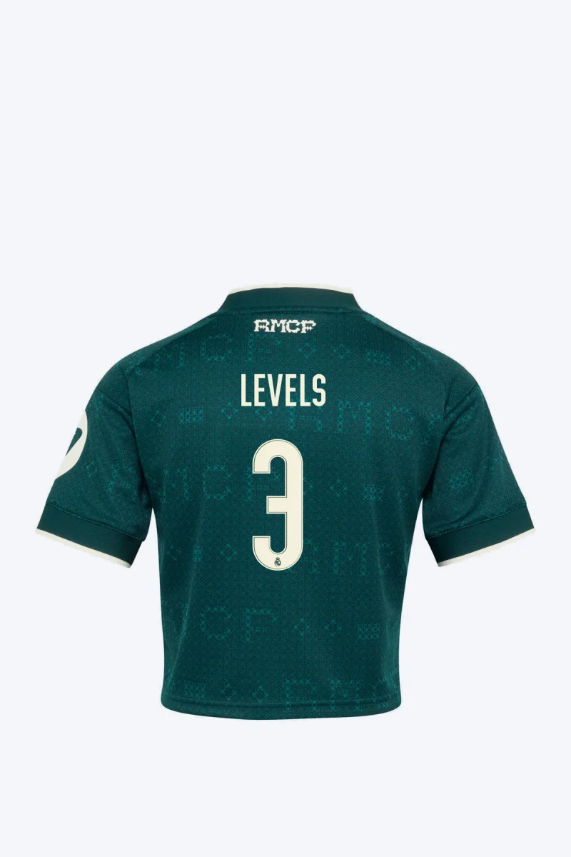 E. Militão 3 Voetbalshirt - Real Madrid 26/27 Uit Cropped