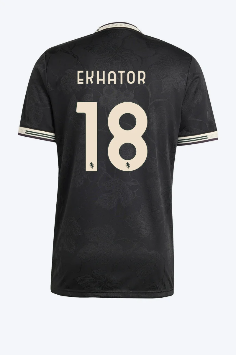 Ekhator 18 Voetbalshirt - Juventus 25/26 Derde Authentic
