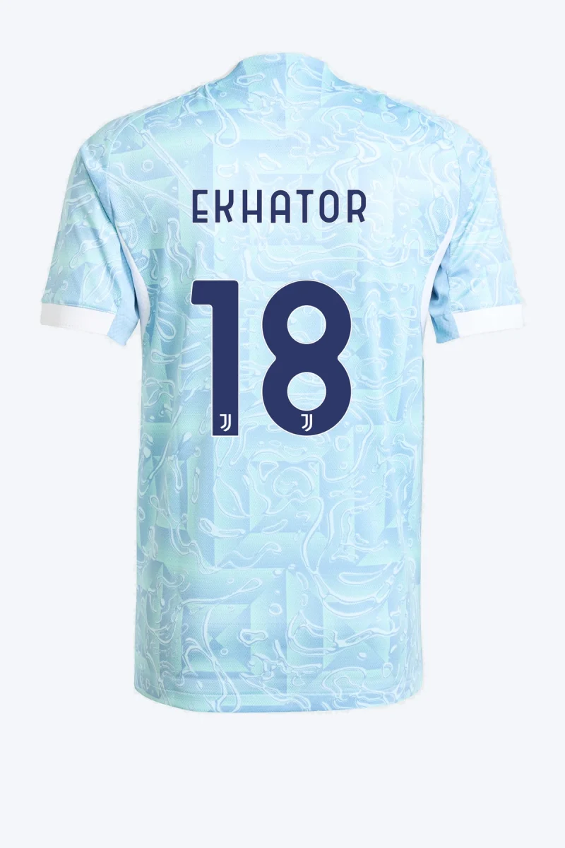 Ekhator 18 Voetbalshirt - Juventus 25/26 Uit Authentic