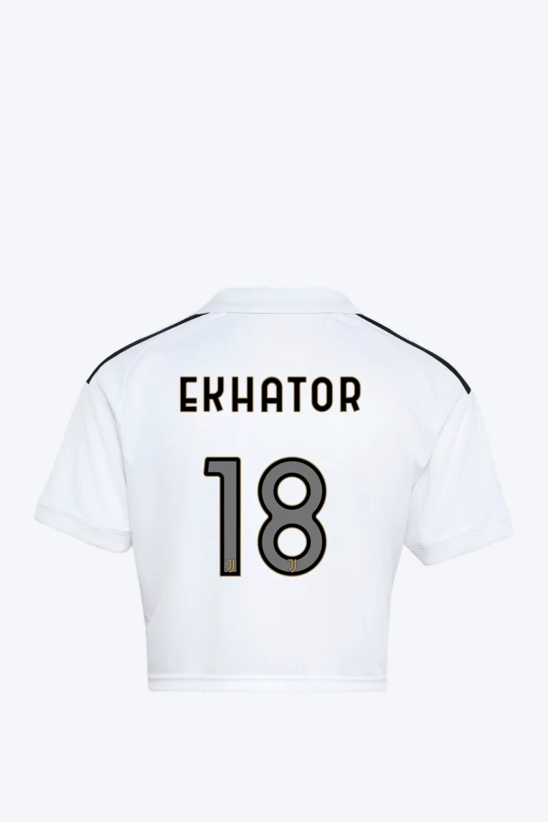 Ekhator 18 Voetbalshirt - Juventus 26/27 Thuis Cropped