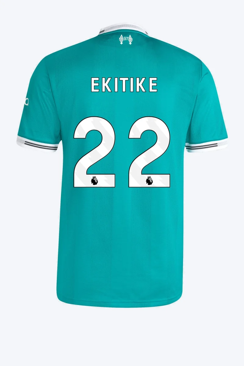 Ekitike 22 Voetbalshirt - Liverpool FC 25/26 Derde Authentic