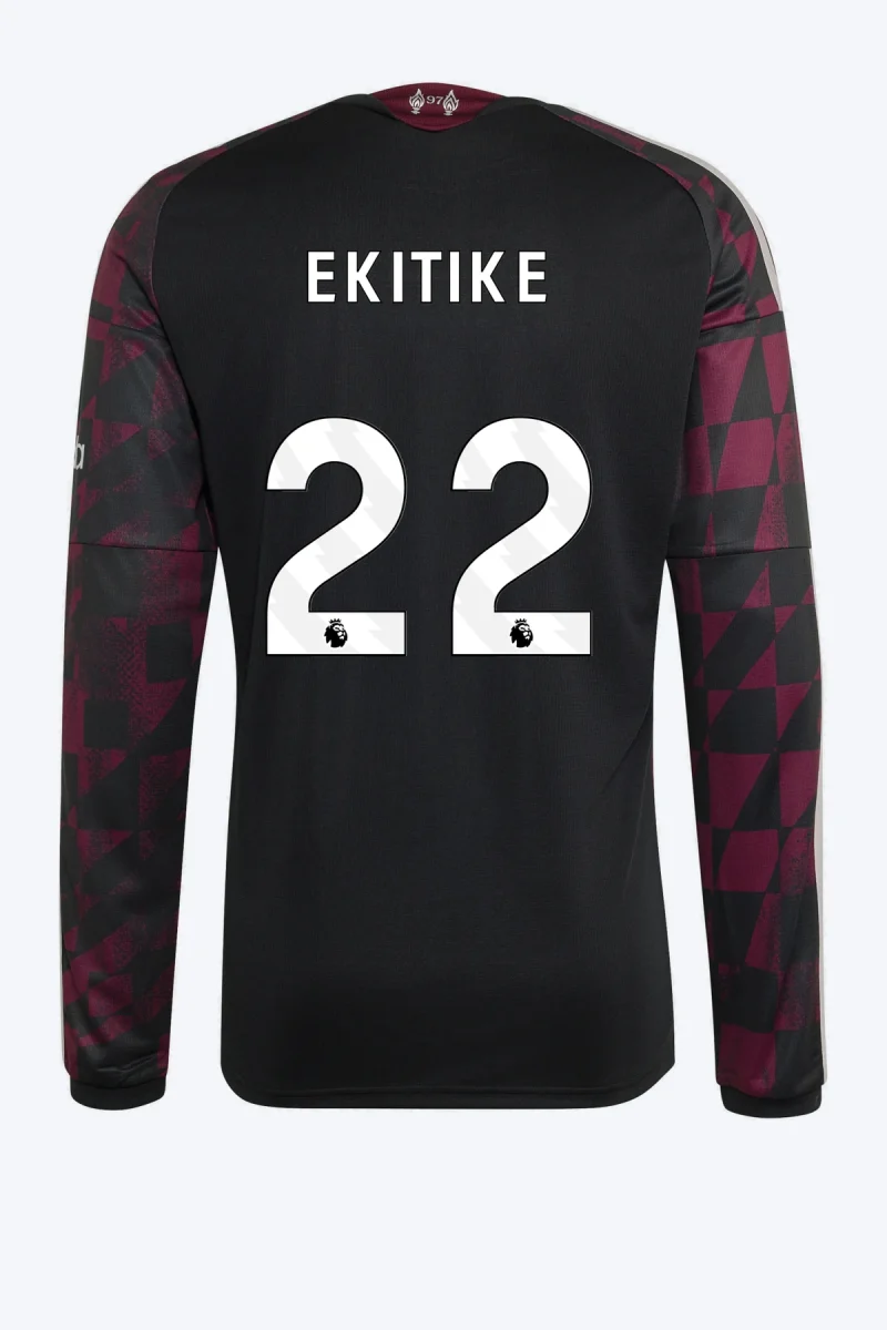 Ekitike 22 Voetbalshirt - Liverpool FC 26/27 Derde Longsleeve