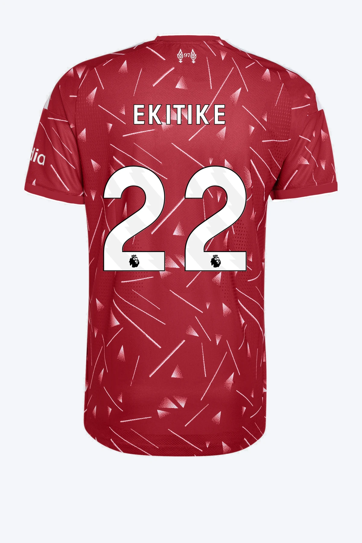 Ekitike 22 Voetbalshirt - Liverpool FC 26/27 Thuis Authentic