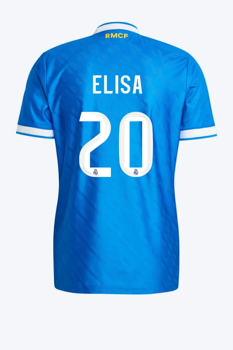 Elisa 20 Voetbalshirt - Real Madrid 25/26 Derde Authentic