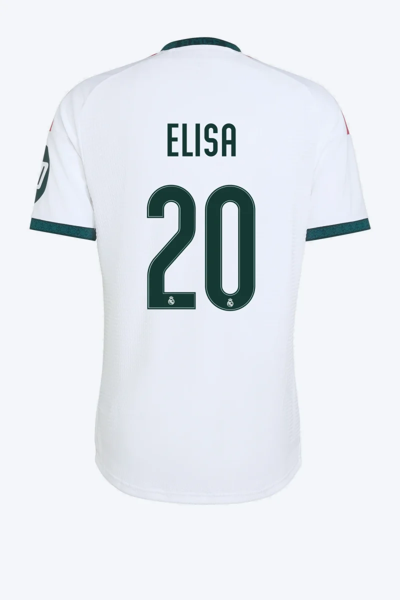 Elisa 20 Voetbalshirt - Real Madrid 26/27 Thuis Authentic