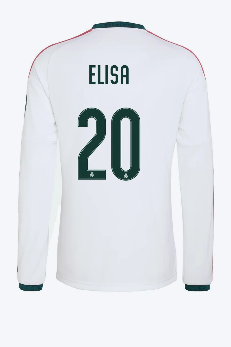 Elisa 20 Voetbalshirt - Real Madrid 26/27 Thuis Lange Mouw