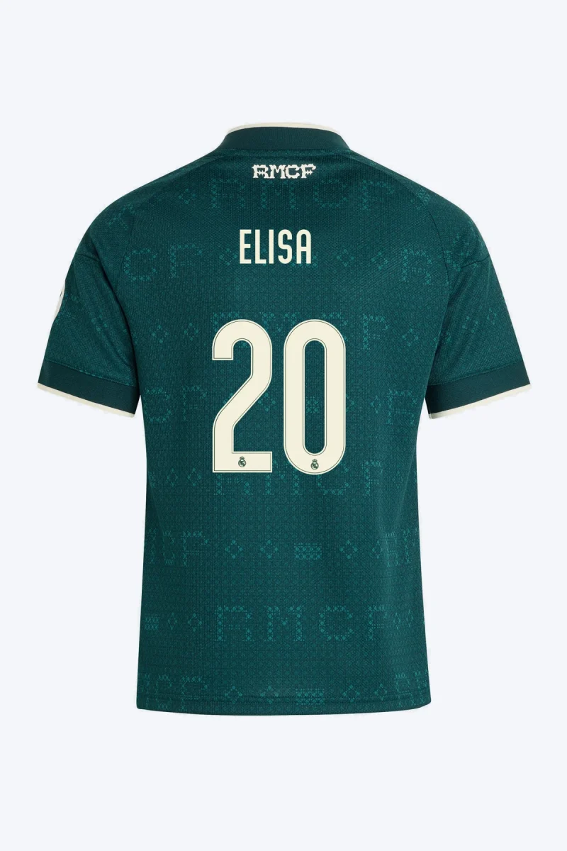 Elisa 20 Voetbalshirt - Real Madrid 26/27 Uit Kids
