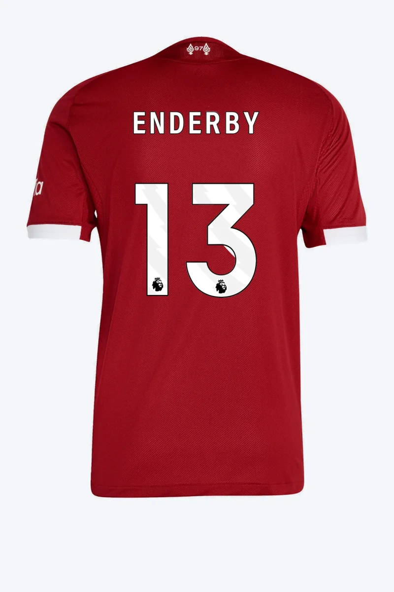 Enderby 13 Voetbalshirt - Liverpool FC 25/26 Thuis Authentic