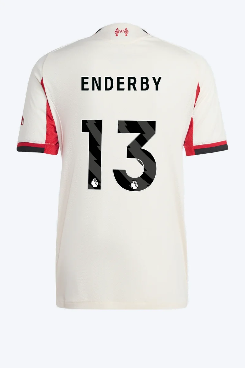 Enderby 13 Voetbalshirt - Liverpool FC 25/26 Uit Authentic