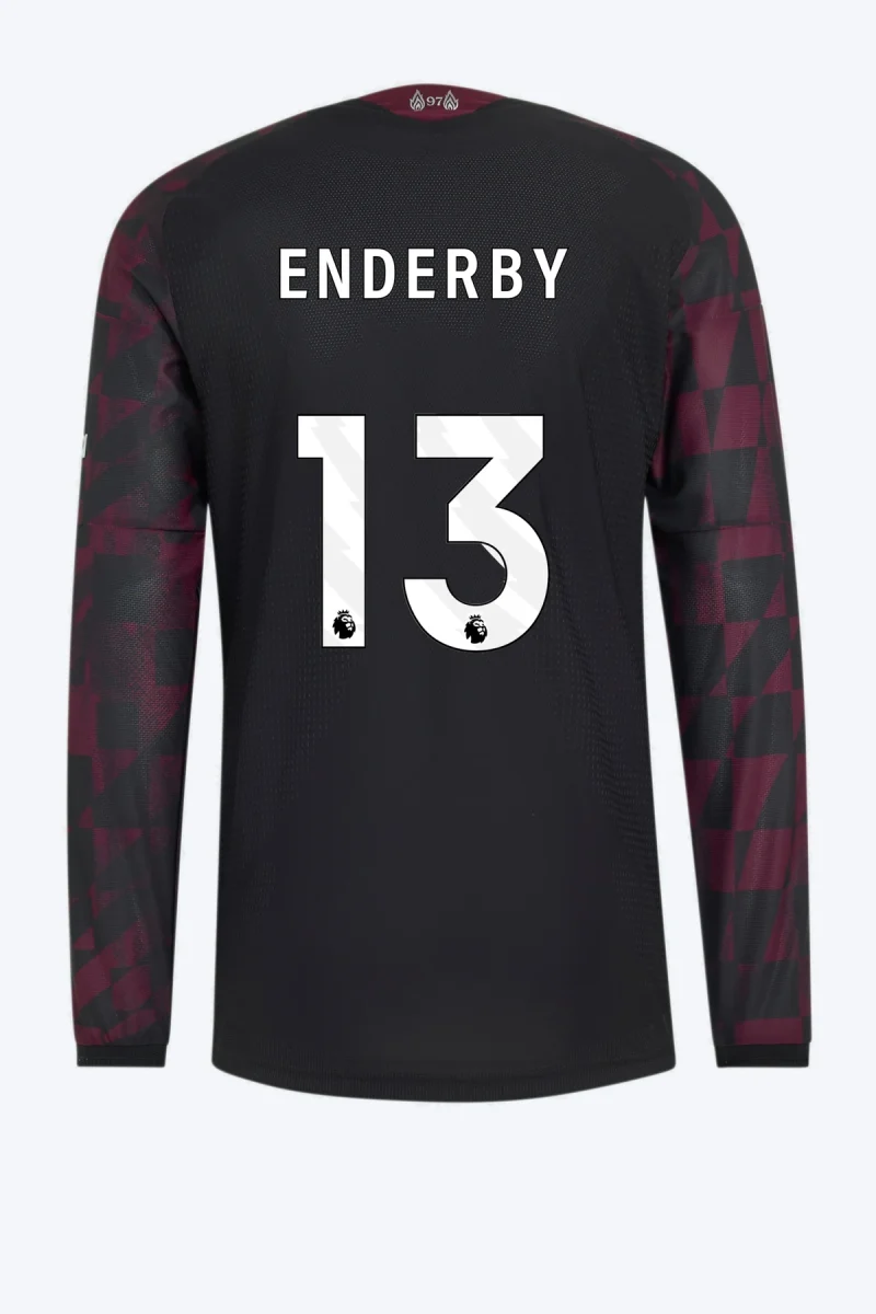 Enderby 13 Voetbalshirt - Liverpool FC 26/27 Derde Authentic Longsleeve