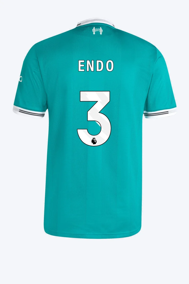 Endo 3 Voetbalshirt - Liverpool FC 25/26 Derde Authentic