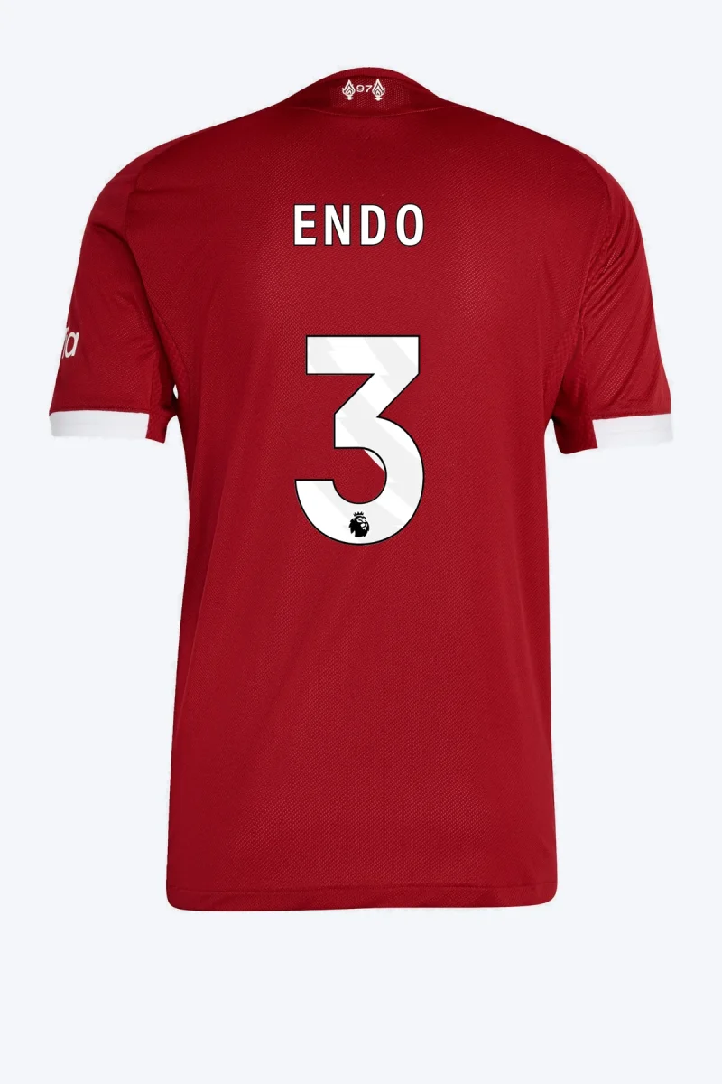 Endo 3 Voetbalshirt - Liverpool FC 25/26 Thuis Authentic