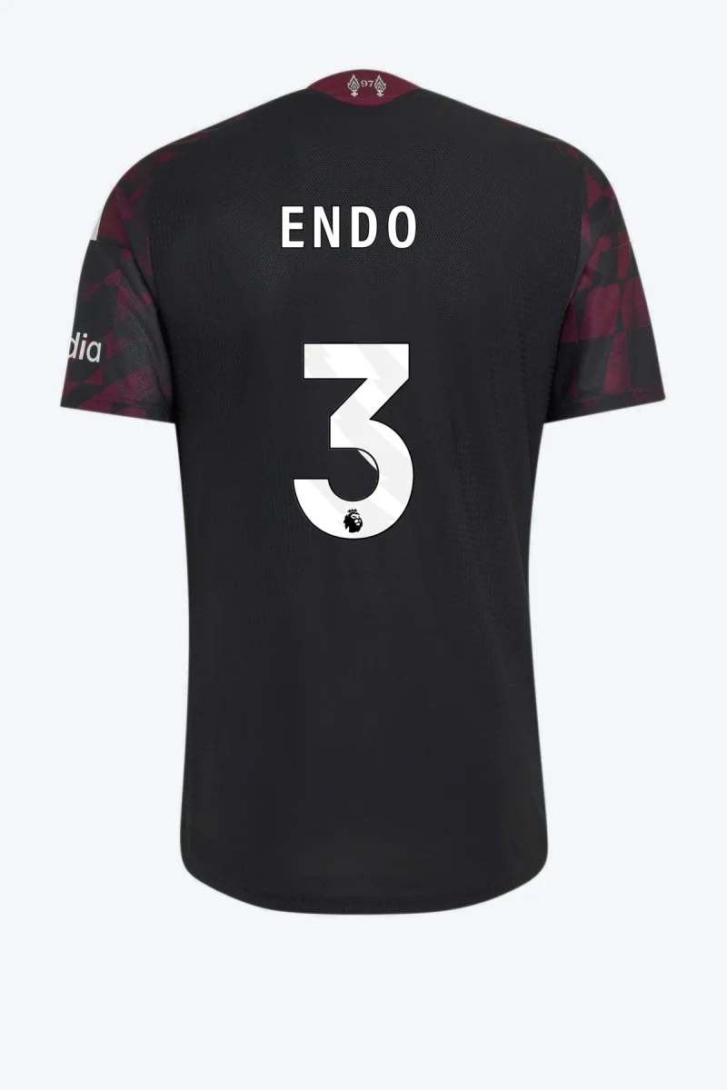 Endo 3 Voetbalshirt - Liverpool FC 26/27 Derde Authentic