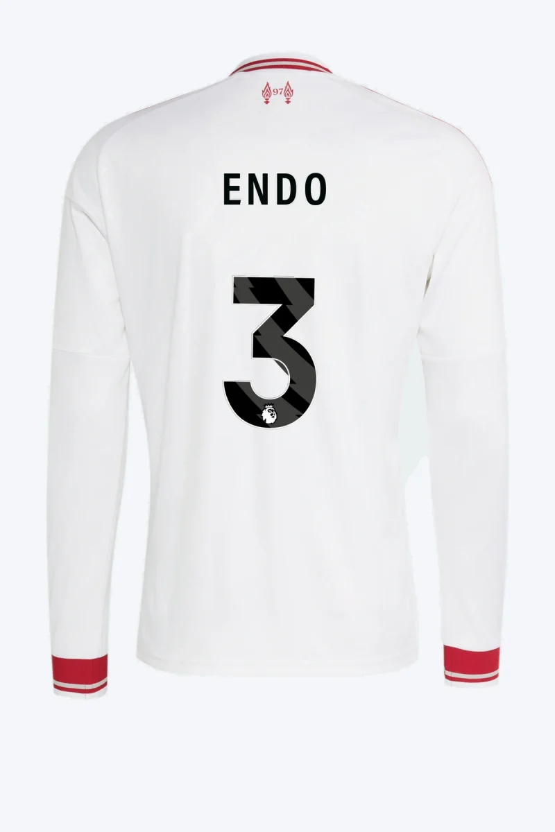 Endo 3 Voetbalshirt - Liverpool FC 26/27 Uit Longsleeve