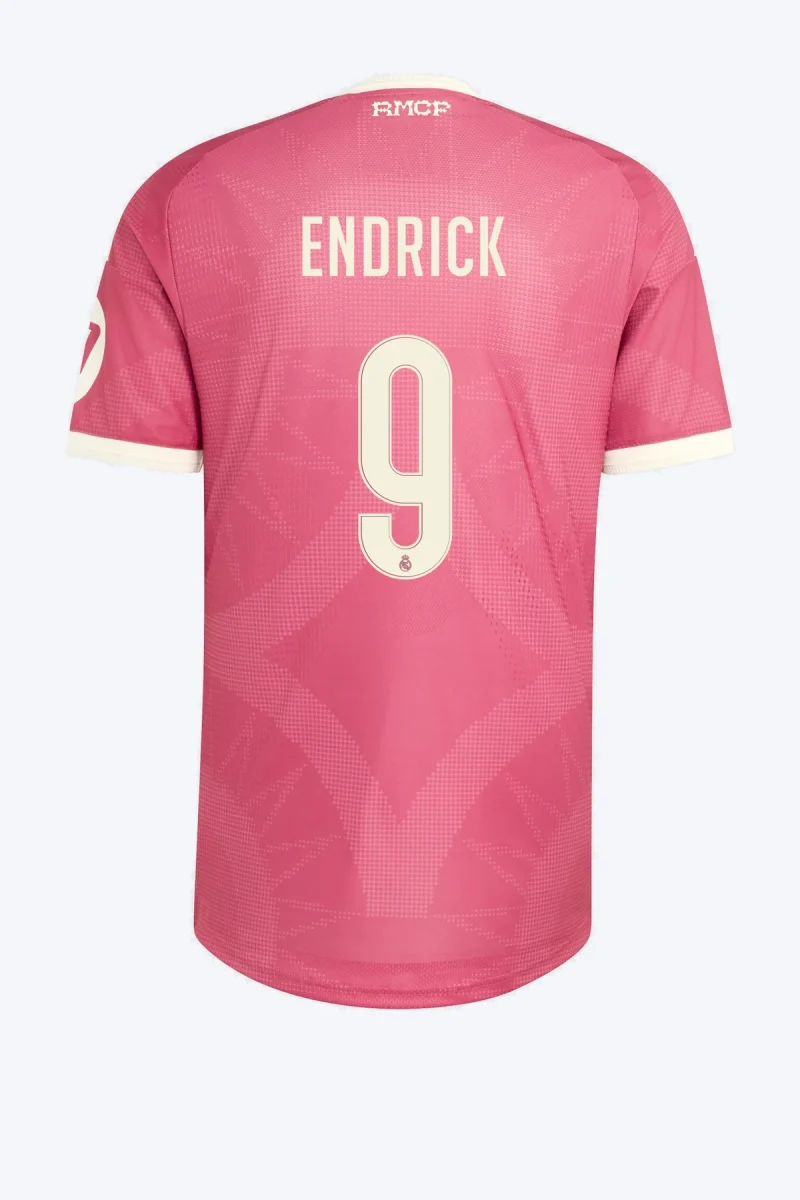 Endrick 9 Voetbalshirt - Real Madrid 26/27 Derde Authentic