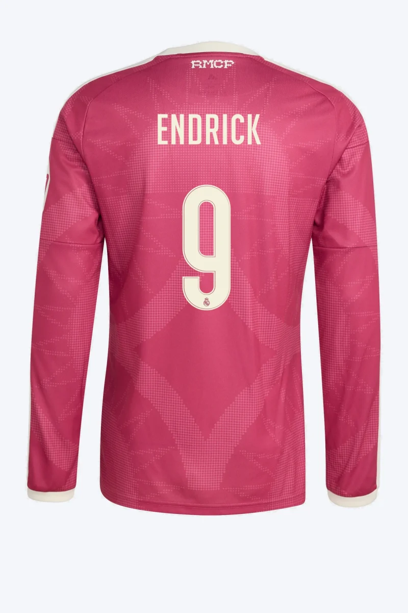 Endrick 9 Voetbalshirt - Real Madrid 26/27 Derde Lange Mouw