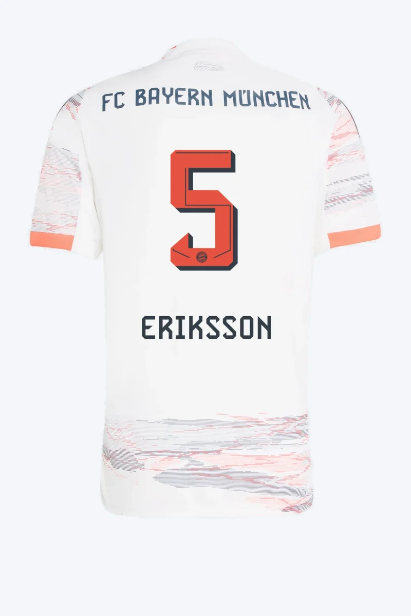 Eriksson 5 Voetbalshirt - FC Bayern 25/26 (Dames Team) Uit