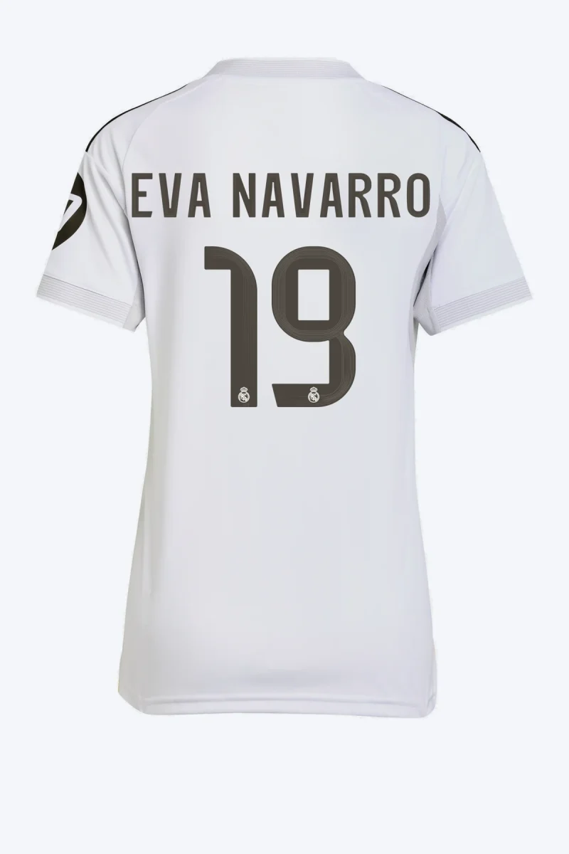 Eva Navarro 19 Voetbalshirt - Real Madrid 25/26 Thuis