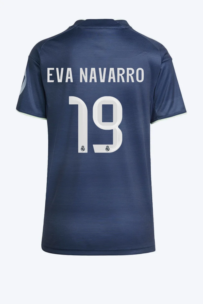 Eva Navarro 19 Voetbalshirt - Real Madrid 25/26 Uit