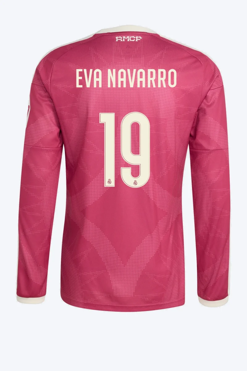 Eva Navarro 19 Voetbalshirt - Real Madrid 26/27 Derde Lange Mouw