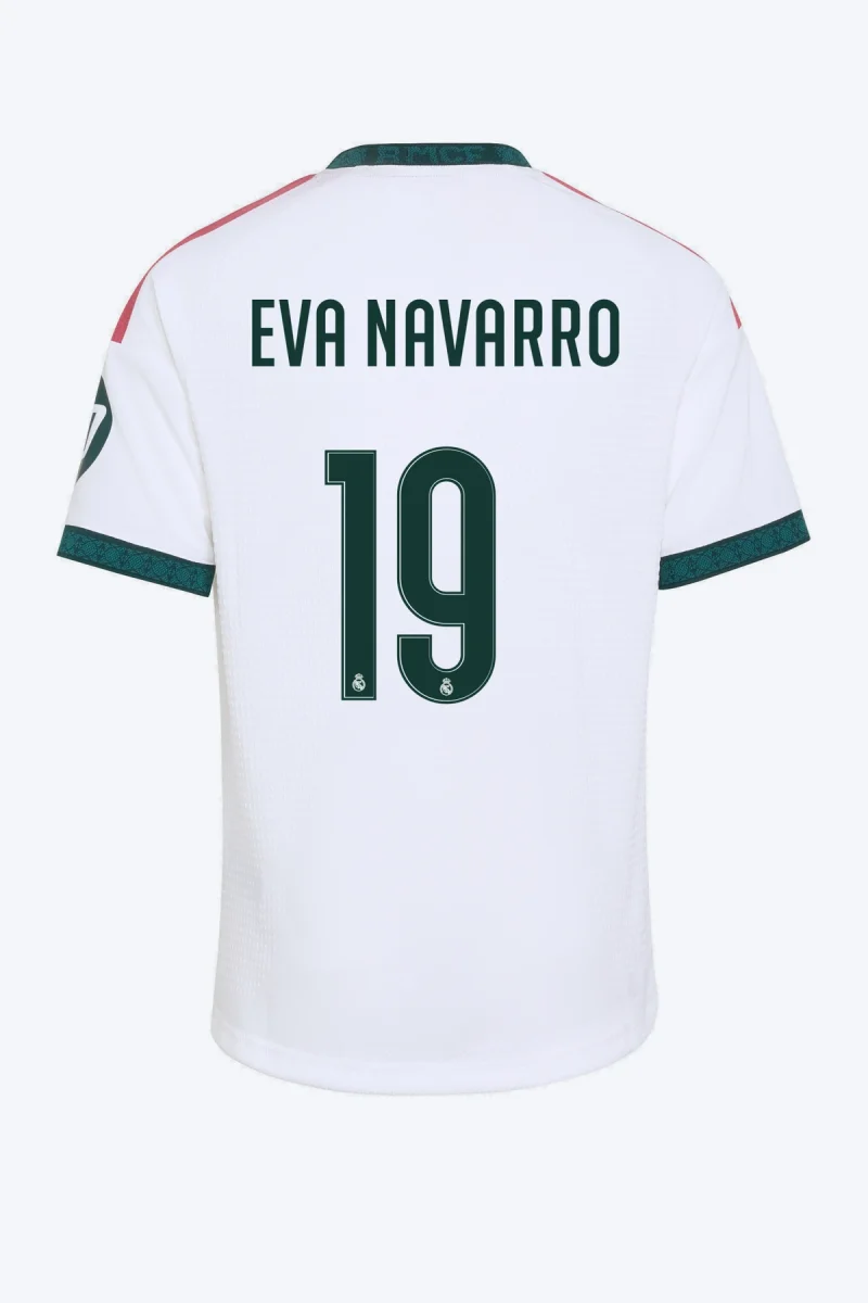 Eva Navarro 19 Voetbalshirt - Real Madrid 26/27 Thuis Kids