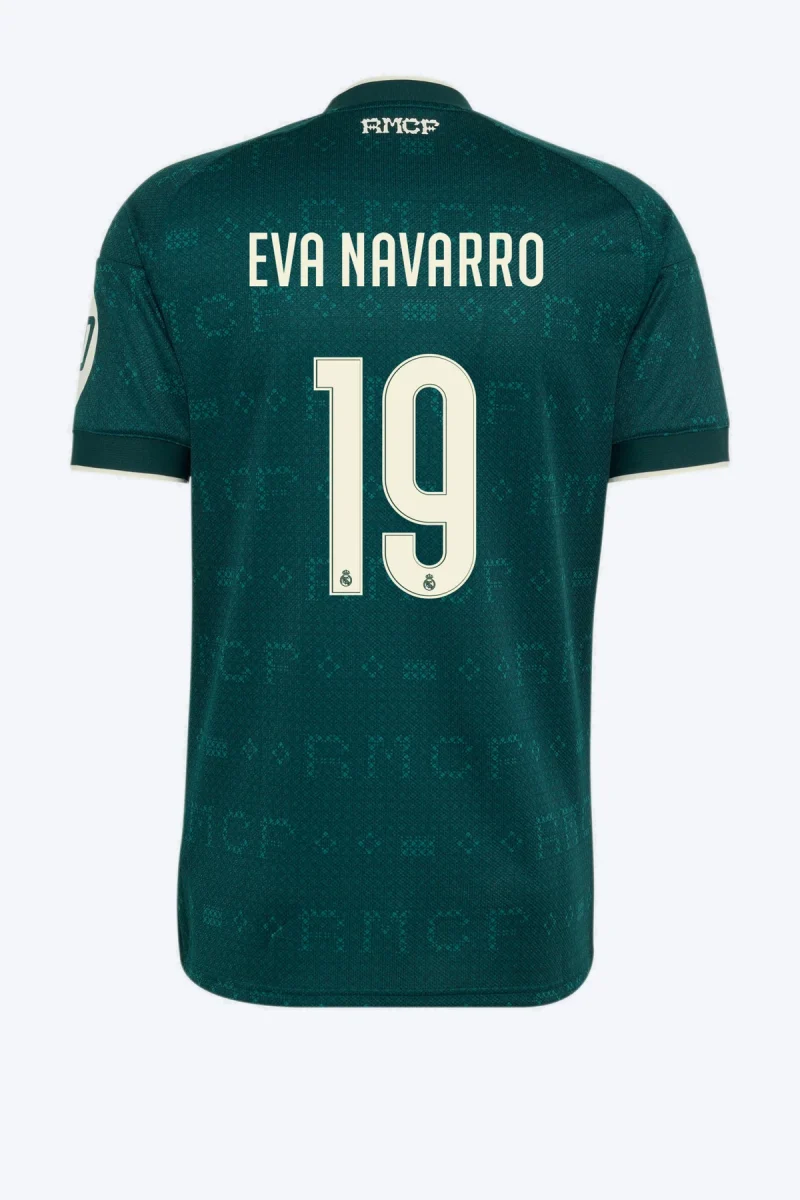 Eva Navarro 19 Voetbalshirt - Real Madrid 26/27 Uit