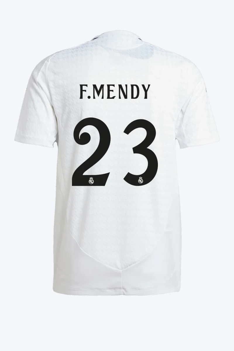 F. Mendy 23 Voetbalshirt - Real Madrid 24/25 Thuis Authentic