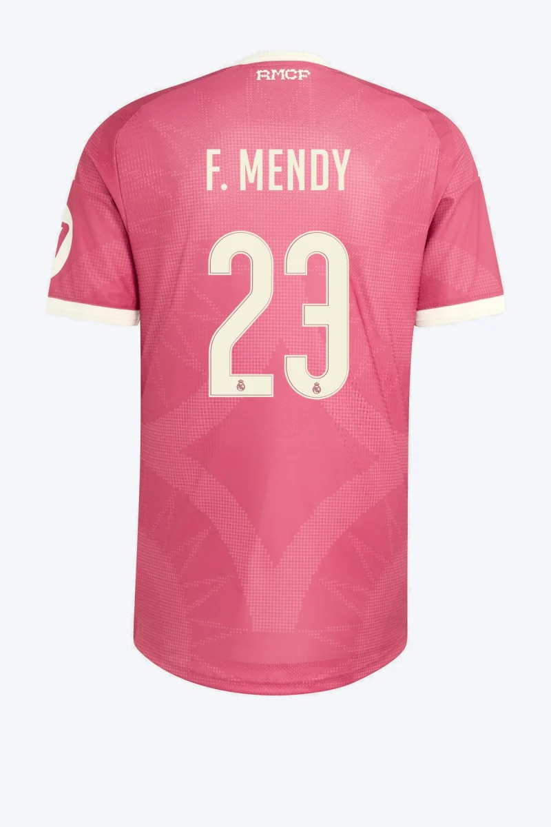 F. Mendy 23 Voetbalshirt - Real Madrid 26/27 Derde Authentic