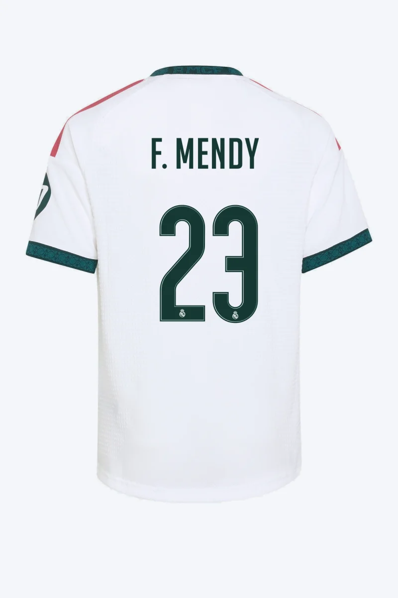 F. Mendy 23 Voetbalshirt - Real Madrid 26/27 Thuis Authentic Kids