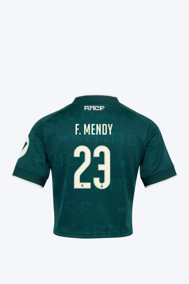 F. Mendy 23 Voetbalshirt - Real Madrid 26/27 Uit Cropped