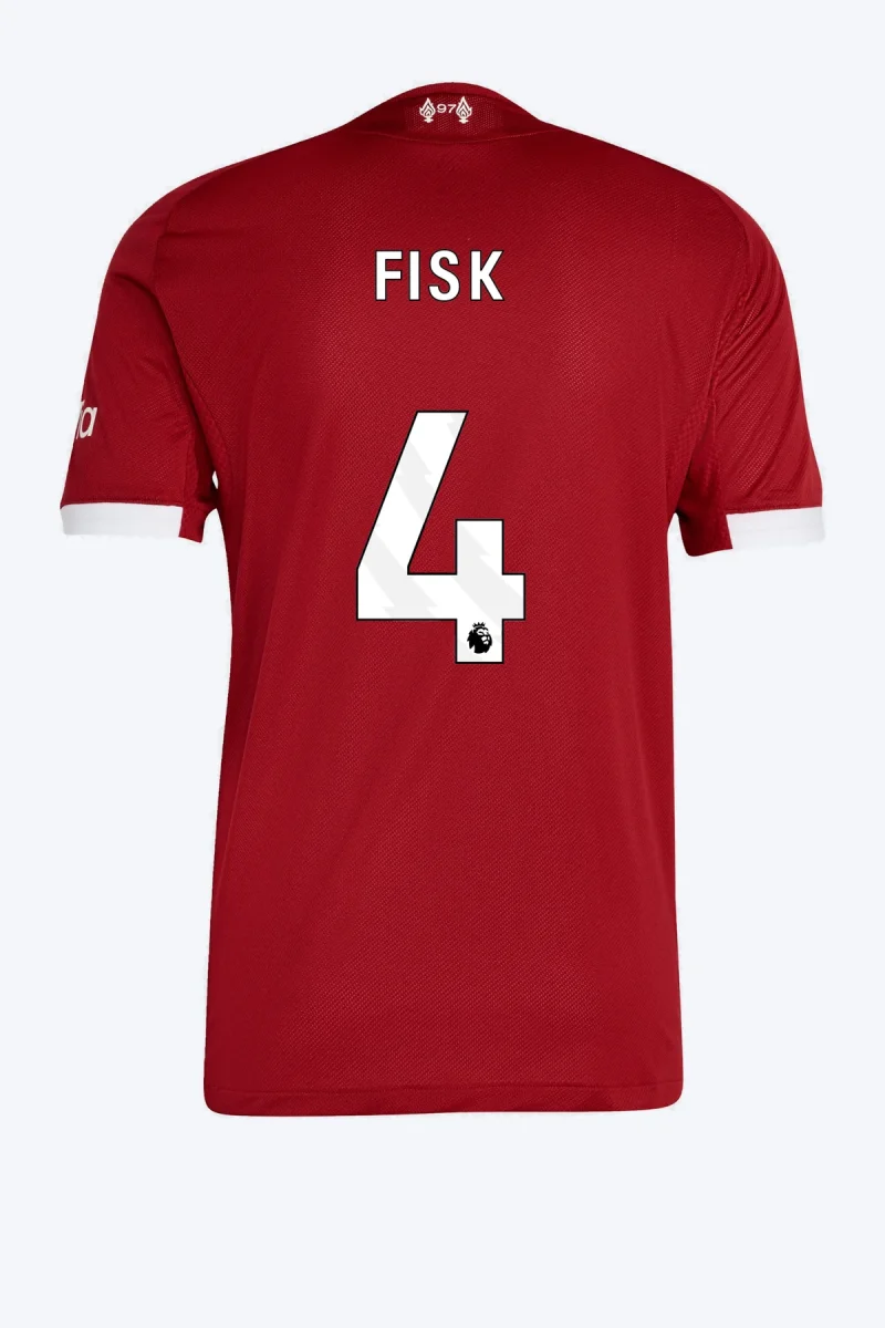 Fisk 4 Voetbalshirt - Liverpool FC 25/26 Thuis Authentic
