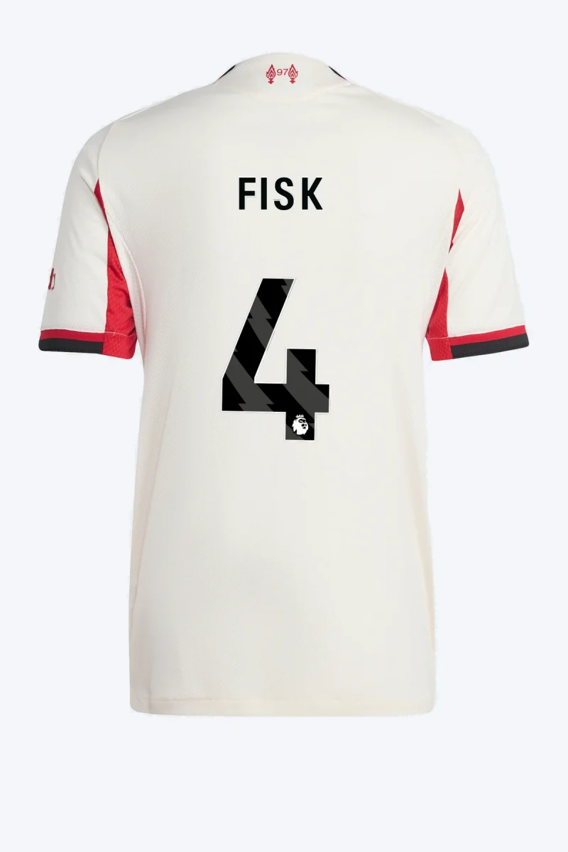 Fisk 4 Voetbalshirt - Liverpool FC 25/26 Uit Authentic
