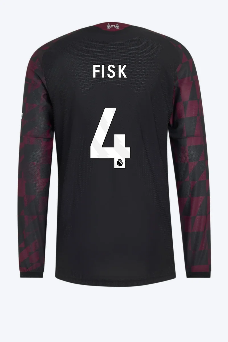 Fisk 4 Voetbalshirt - Liverpool FC 26/27 Derde Authentic Longsleeve