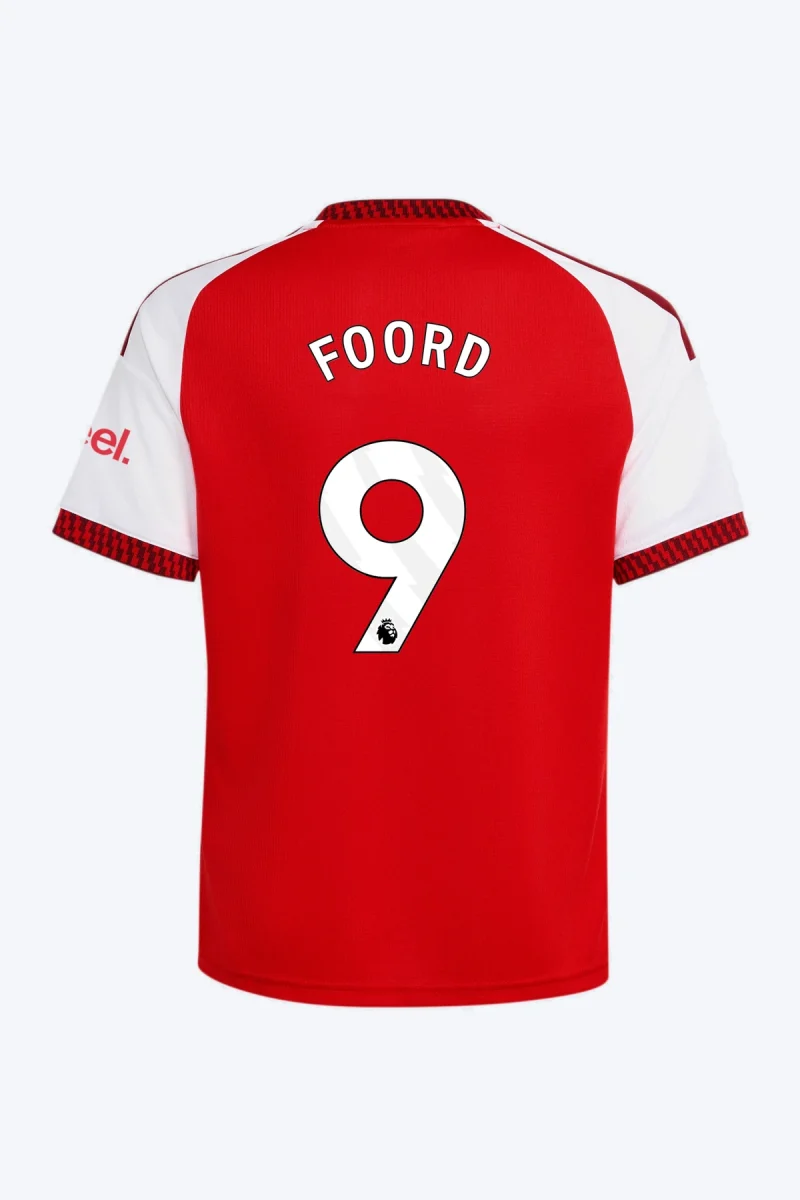 Foord 9 Voetbalshirt - Arsenal FC 26/27 Thuis Kids