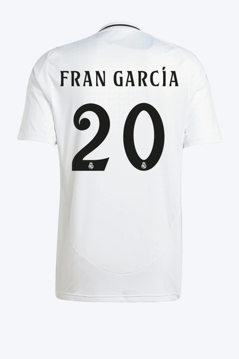 Fran García 20 Voetbalshirt - Real Madrid 24/25 Thuis