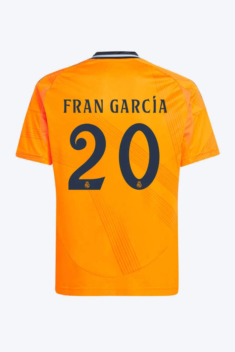 Fran García 20 Voetbalshirt - Real Madrid 24/25 Uit Kids