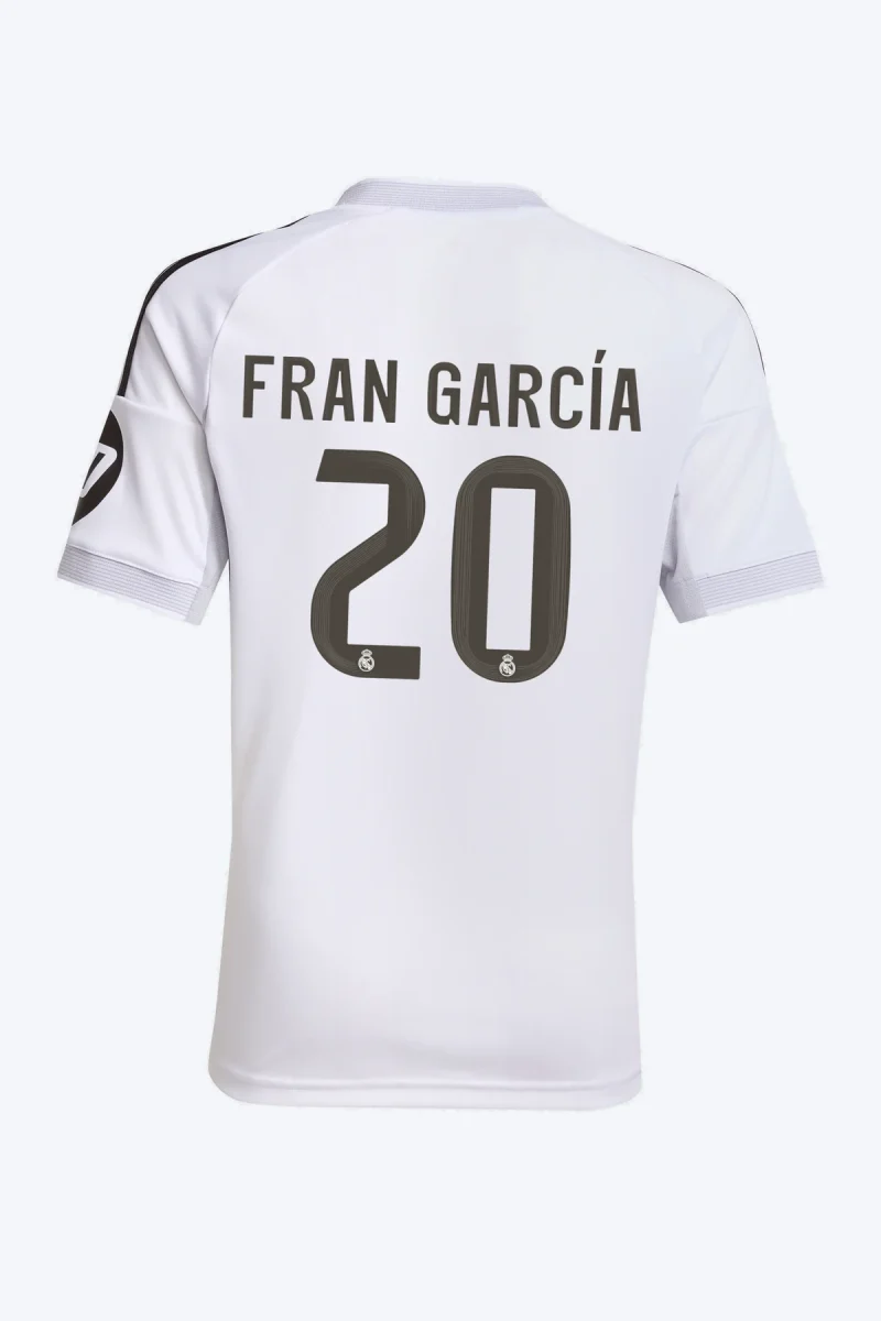 Fran García 20 Voetbalshirt - Real Madrid 25/26 Thuis