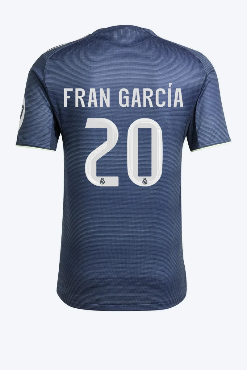 Fran García 20 Voetbalshirt - Real Madrid 25/26 Uit Authentic