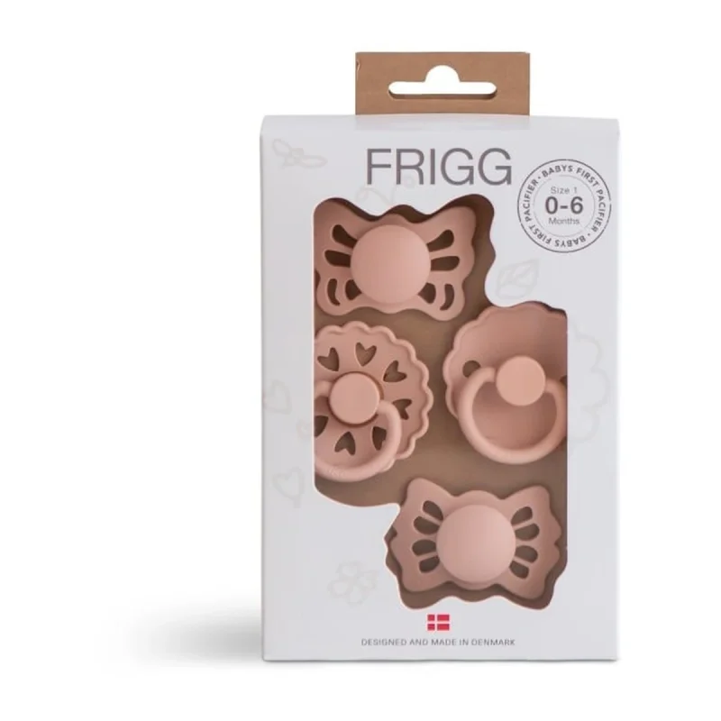 Frigg BABY'S FIRST PACIFIER PACK - BLUSH
