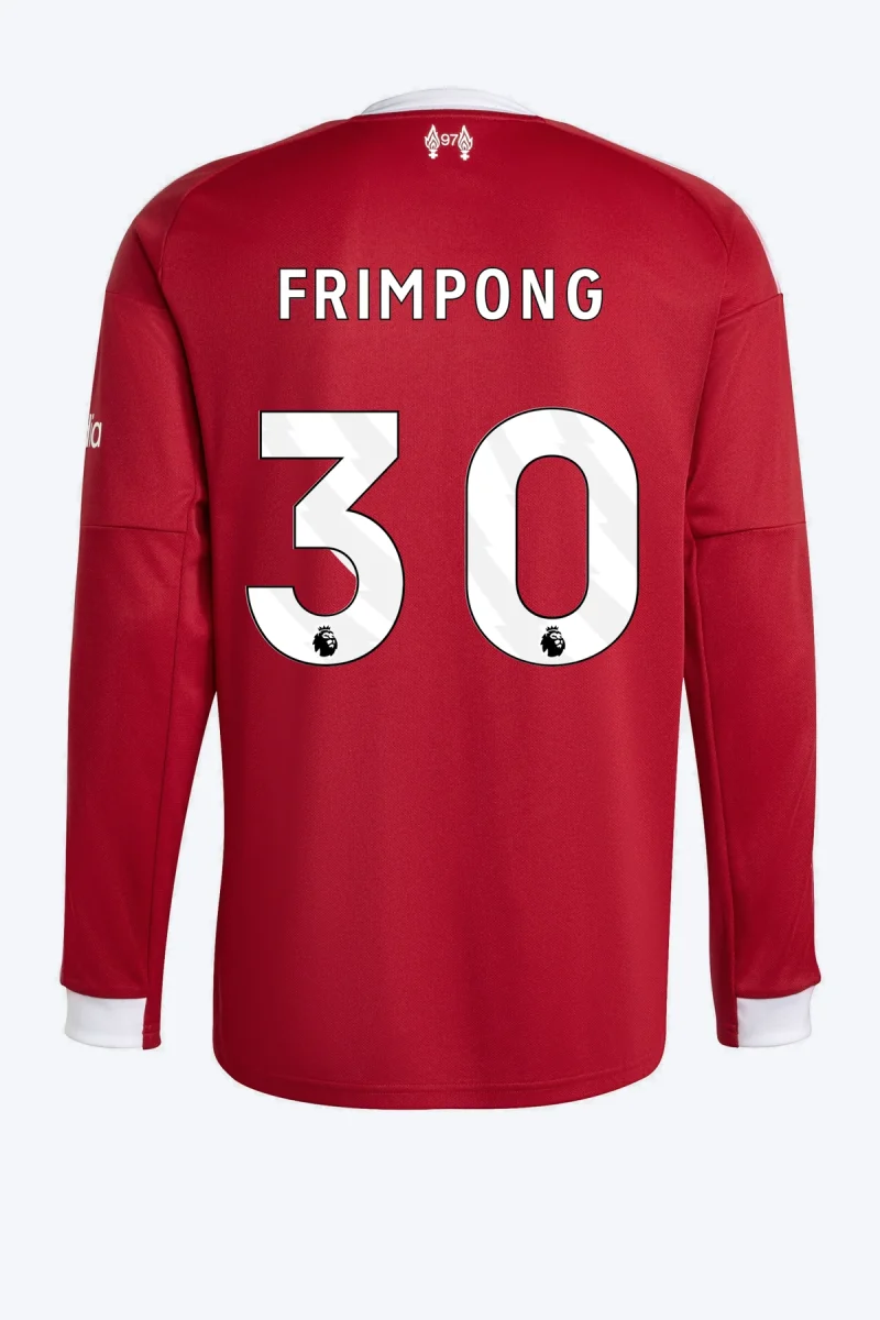 Frimpong 30 Voetbalshirt - Liverpool FC 25/26 Lange Mouw Thuis