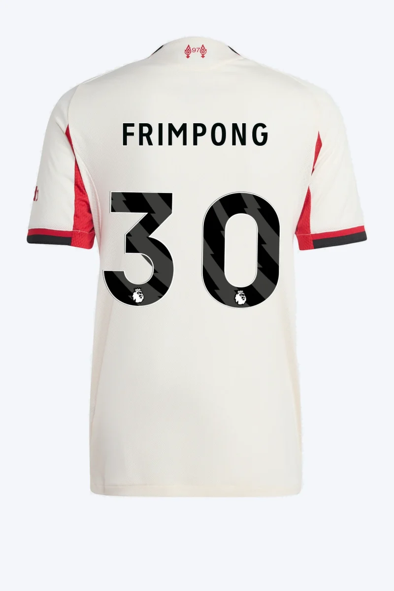 Frimpong 30 Voetbalshirt - Liverpool FC 25/26 Uit Authentic