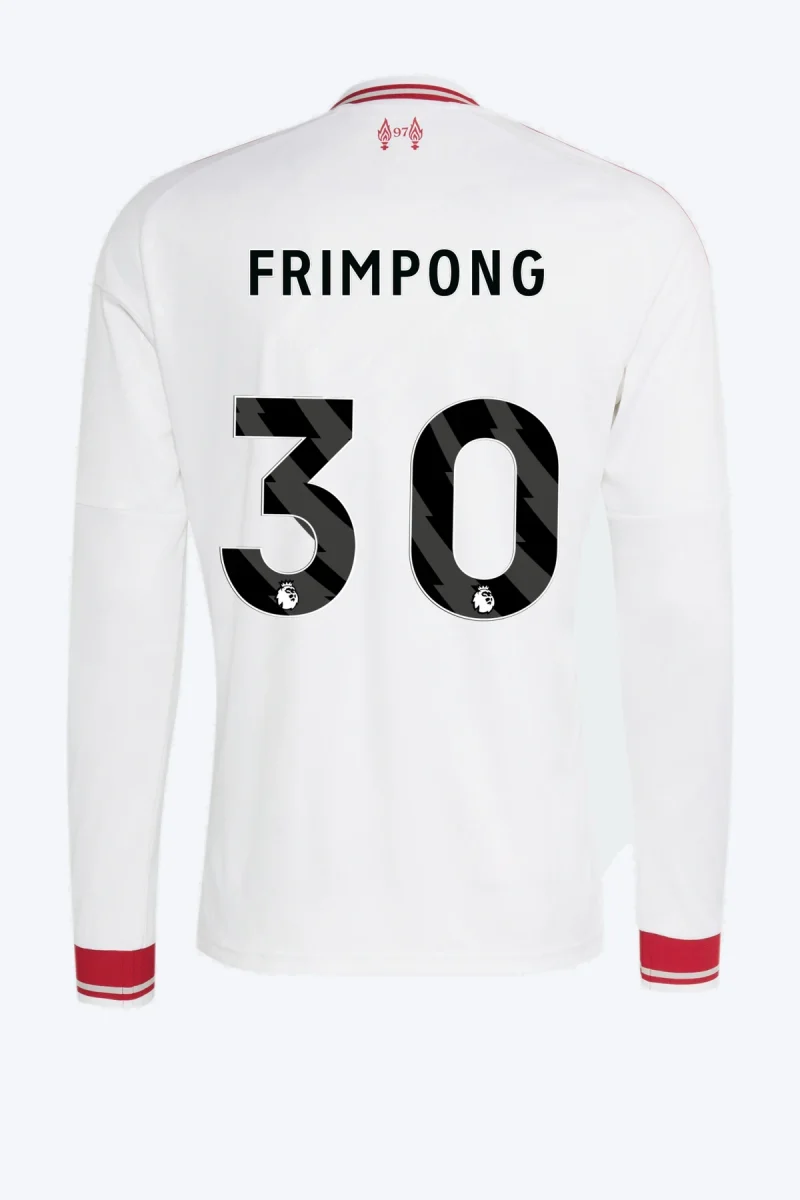 Frimpong 30 Voetbalshirt - Liverpool FC 26/27 Uit Longsleeve