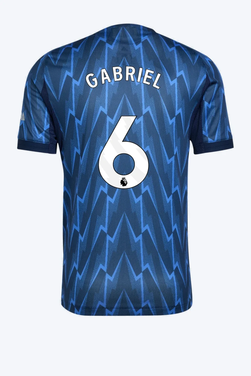 Gabriel 6 Voetbalshirt - Arsenal 25/26 Uit Authentic