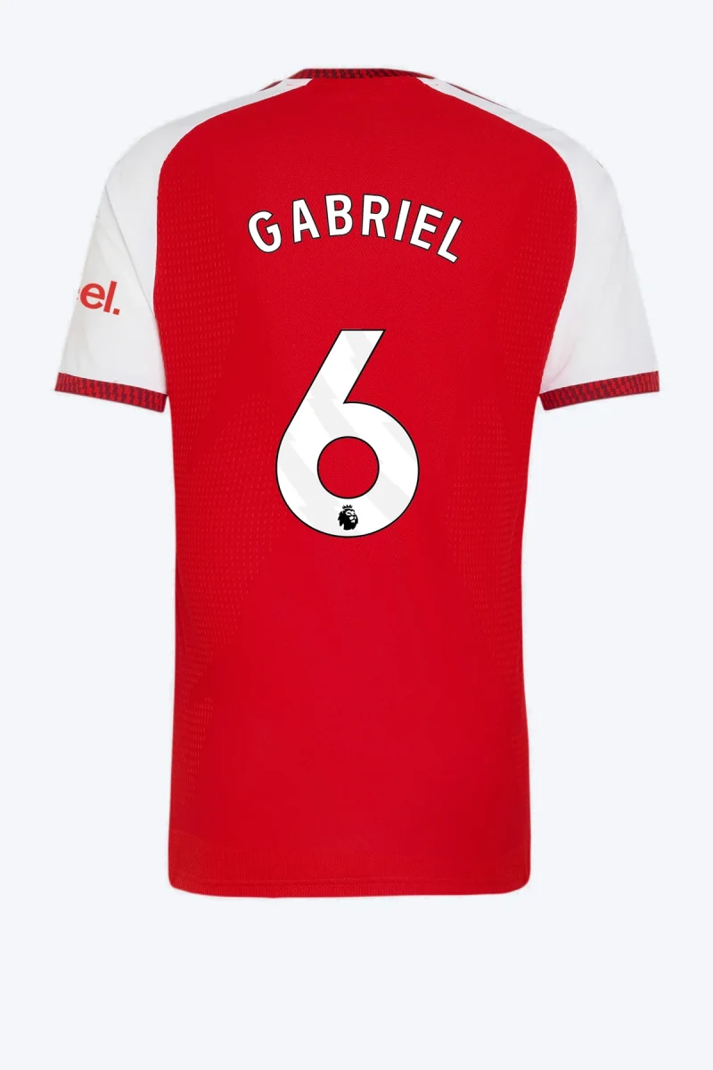 Gabriel 6 Voetbalshirt - Arsenal FC 26/27 Thuis Authentic
