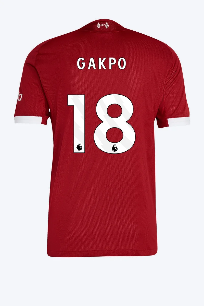 Gakpo 18 Voetbalshirt - Liverpool FC 25/26 Thuis Authentic