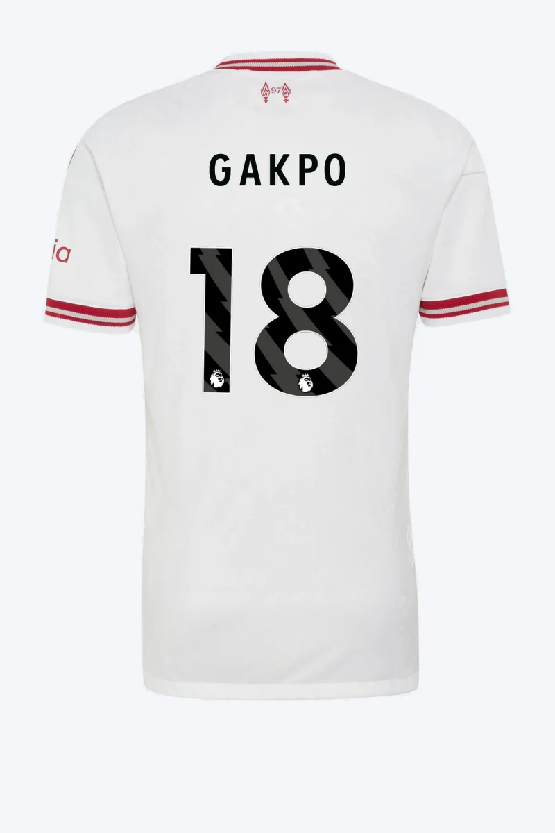 Gakpo 18 Voetbalshirt - Liverpool FC 26/27 Uit Authentic